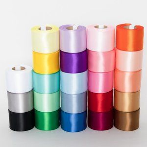 Ribbons (double face satin ribbon) 2" x 10 yards each roll